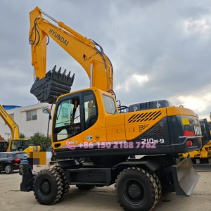 Original Korean Hyundai 210w-9 Wheel Excavator Tyre Excavator for sale