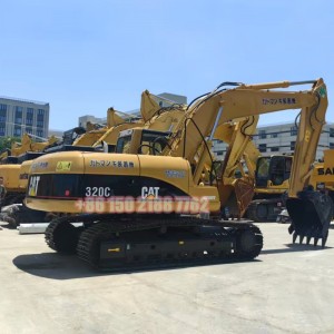 Japanese Original Caterpillar CAT 320C Crawler Excavator Mistubishi 3066 Motor Bolivia for Sale