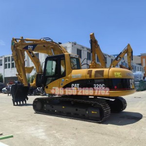 Japanese Original Caterpillar CAT 320C Crawler Excavator Mistubishi 3066 Motor Bolivia for Sale
