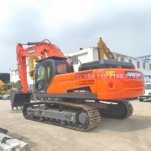 Original Korean DOOSAN DX340LC-9 Hydraulic Crawler Excavator 34 Tons Excavators for Sale