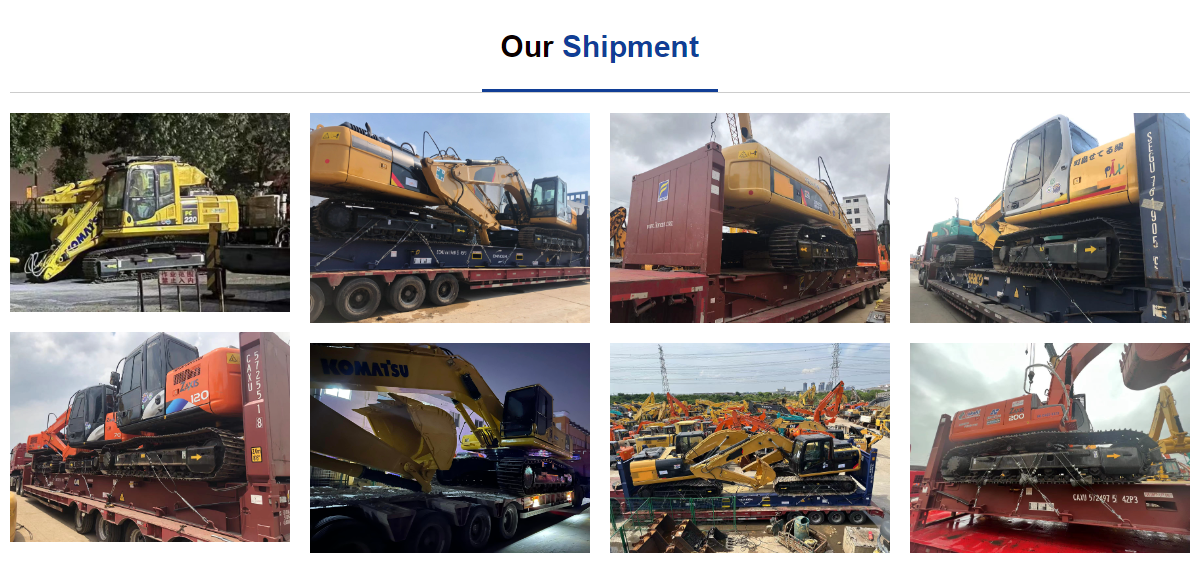 Excavator shipment