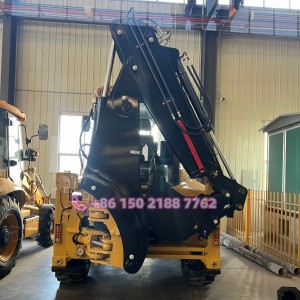 New 2026 Retroexcavadora 4*4 Backhoe with Telescopic /4in1 Bucket/ Cummins Engine/ Carraro Axle for Sale