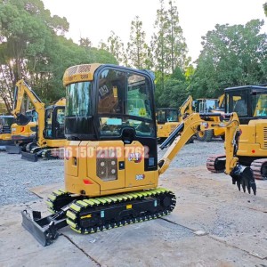 CAT® 302 CR Mini 2 ton Excavator With Blade/Extendable Chassis | Shanghai KASTO for Family/ Farming