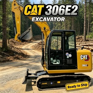 6TON Used Mini Excavadora Caterpillar 306E2 Mini Digger with Blad for Sale