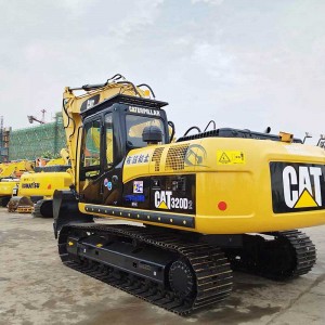 Used Japanese original CAT 320D2 excavator