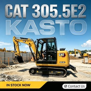 Used Mini Excavadora Caterpillar 305.5E2 CAT305 5.5TON with Blad for Sale