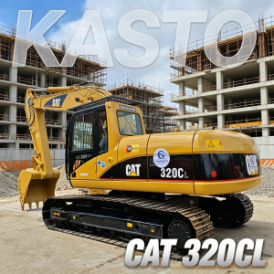 American USA Original Caterpillar CAT 320C Crawler Excavator Mistubishi 3066 Motor Bolivia for Sale