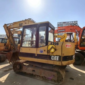 Powerful and reliable used CAT E70B excavator