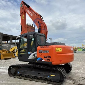 Used original Hitachi ZX120 excavator 12 tons hydraulic crawler