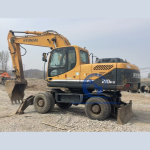 Original Korean Hyundai 210w-9 Wheel Excavator for sale