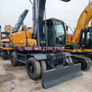 21Tons Tyer Excavator HYUNDAI 210W-9 Wheeled Excavator Origianl Korea For Sale