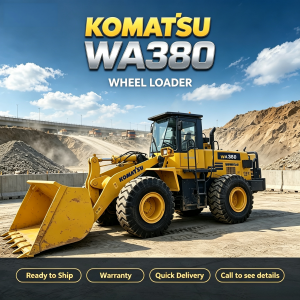Original Japanese Mechanical Engine KOMATSU WA380-3 Wheel Loader For Sale