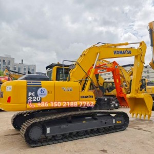 10 Rollers Long Chassis KOMATSU PC220-8 22 Ton Excavator Built for Tough Terrain | Shanghai KASTO