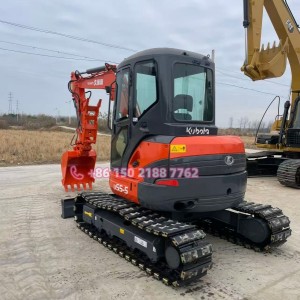 KUBOTA U55 Series Mini Excavator Zero Tail Swing with Thumb/ Quick Coupler for Sale