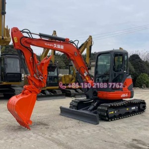 KUBOTA U55 Series Mini Excavator Zero Tail Swing with Thumb/ Quick Coupler for Sale