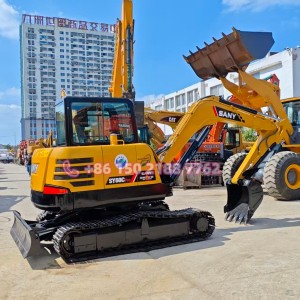 Chinese SANY SY60C Pro 6 Tons Forest Hydraulic Crawler Mini Excavator in Stock for Sale
