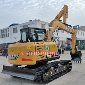 Mini 7 Tons Excavator SANY SY75C Pro Excavadora with Blade for Sale