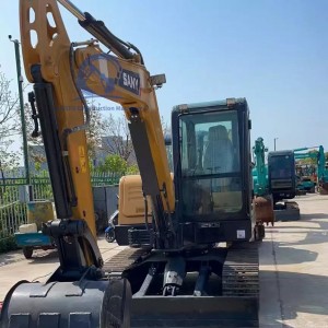 Sany 60C Used excavator is powerful suitable various construction sites