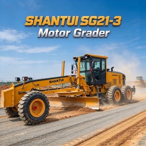 SHANTUI SG21-3 Motor Grader | 17-Ton Class with Cummins/Weichai Power for Sale Shanghai KASTO
