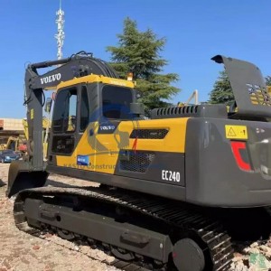 Used Volvo EC240 24ton hydraulic crawler excavator