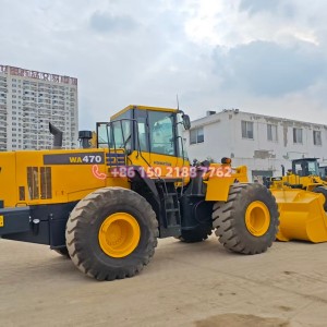 Original Japanese Powerful KOMATSU WA470-6 Wheel Loader with S6D125 Engine For Sale