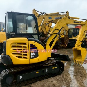 Komatsu pc55 Mini 5 tons Excavator with Swing Boom for Sale