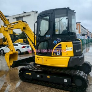 Komatsu pc55 Mini 5 tons Excavator with Swing Boom for Sale
