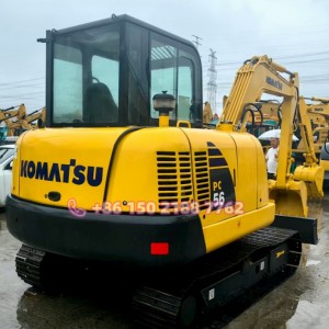 KOMATSU PC56 Mini Hydraulic Excavator with Bald for Sale